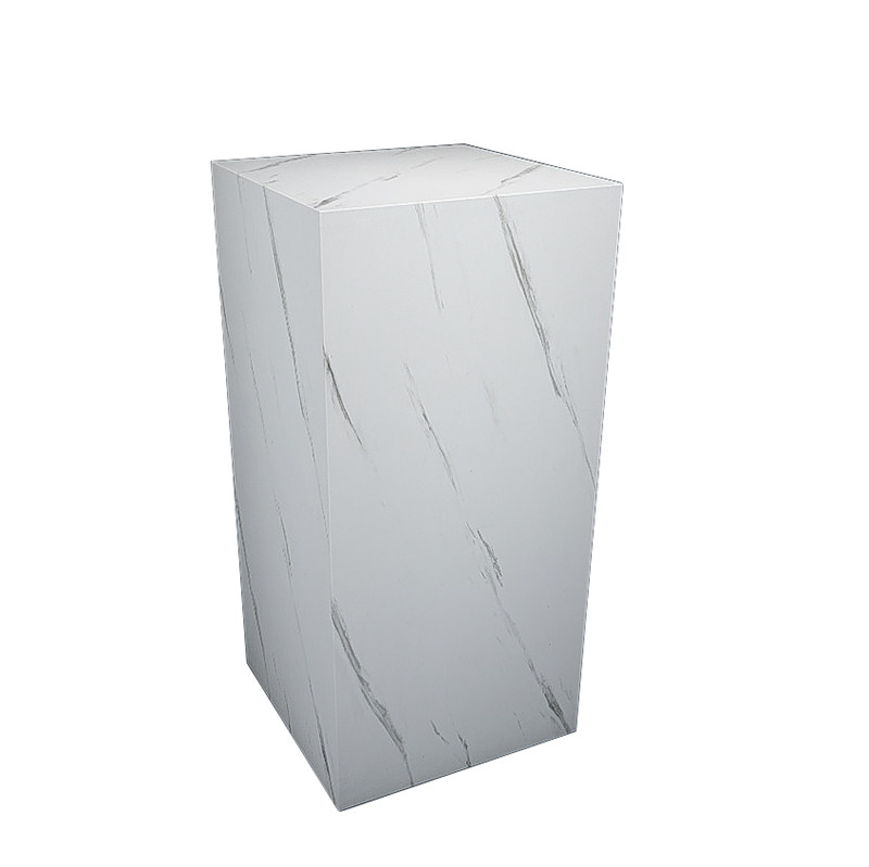 大理石高低展示台服装店流水展示架方形几何体直播地台展示地台