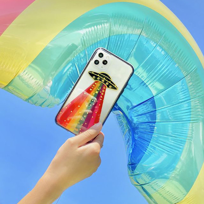 美国sonix彩虹飞碟适用于iphonepromax手机保护套