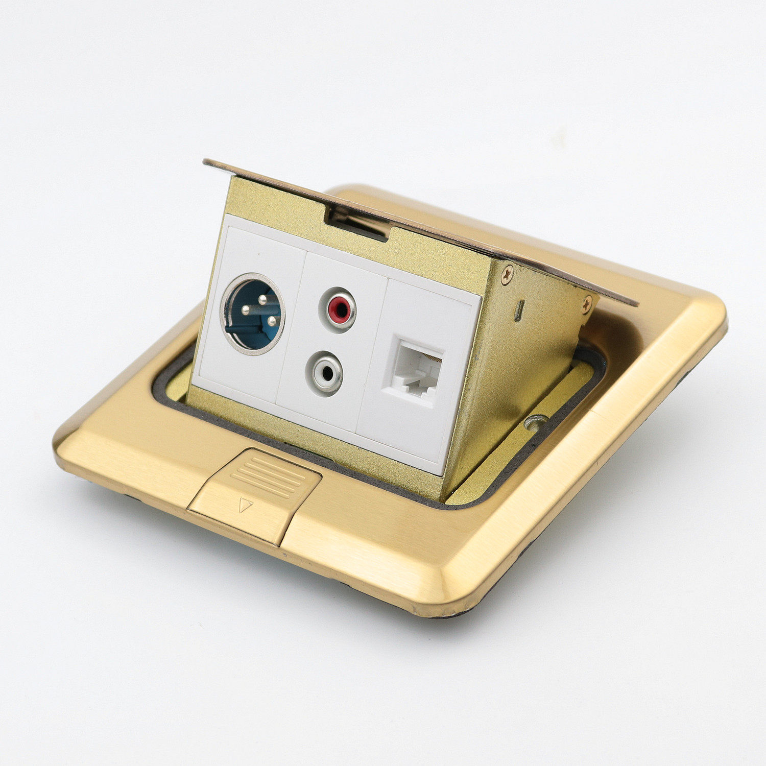 插座卡农音频网络电脑防水话筒av莲花宽带地插