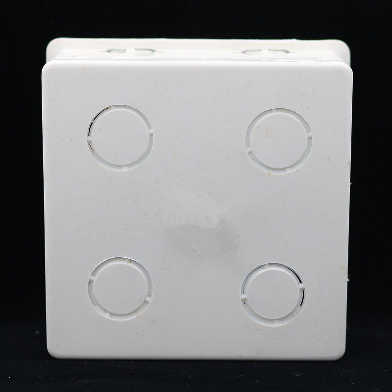 120底盒暗盒明盒120120型开关插座暗盒通用大号 方形面板明装底盒