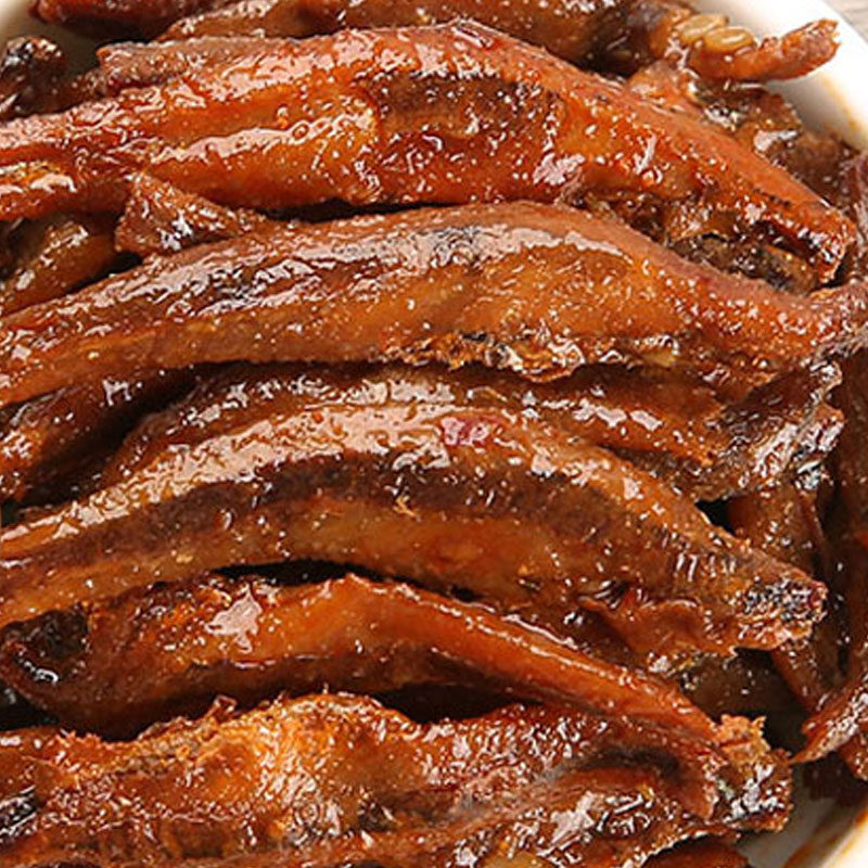 童记小鱼小吃零食鱼干卤味香辣正品鱼即酱汁即食鱼零食