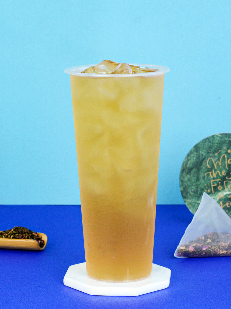 玫瑰乌龙喜皇贡茶点点奶茶茶店水果果茶冷泡再加工茶