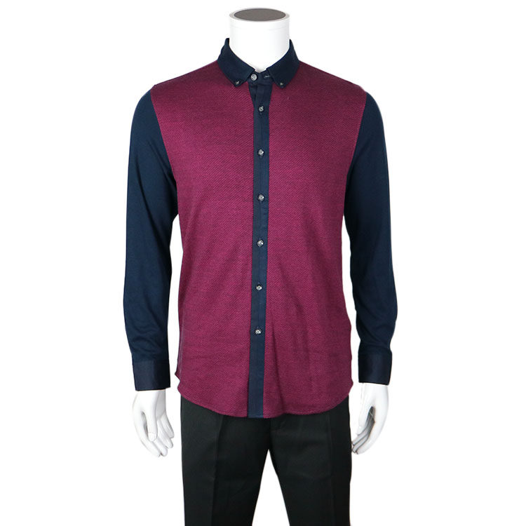 迪莱男装vedelure正品秋装新品棉质柔软舒适拼接针织衫