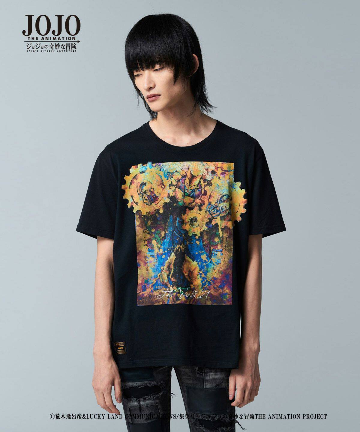 日潮glamb联名jojo奇妙冒险dio替身theworldt恤