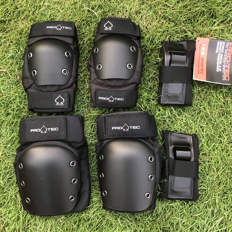 美国protec护具滑板轮滑成人儿童专用运动护膝运动护具