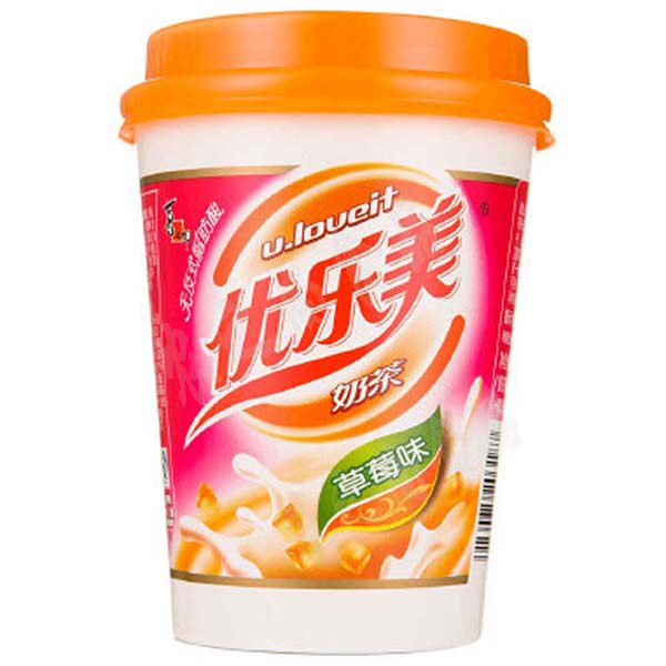 喜之郎优乐美奶茶(草莓味)80g*30杯整箱杯装下午奶茶冲饮包邮