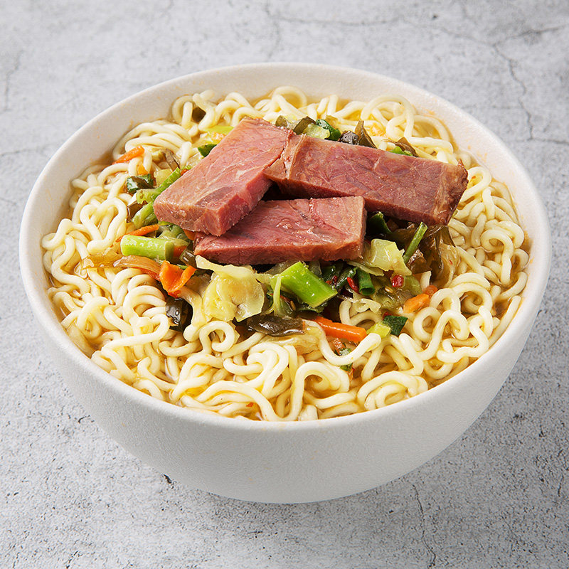 今麦郎骨汤弹面五连包*4浓汤排骨面20袋装面方便面速食面泡面煮面