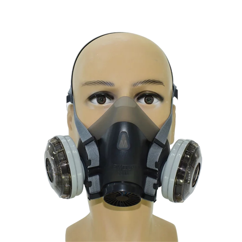 理松5200搭配日本重松水洗u2k滤芯kn100防尘口罩