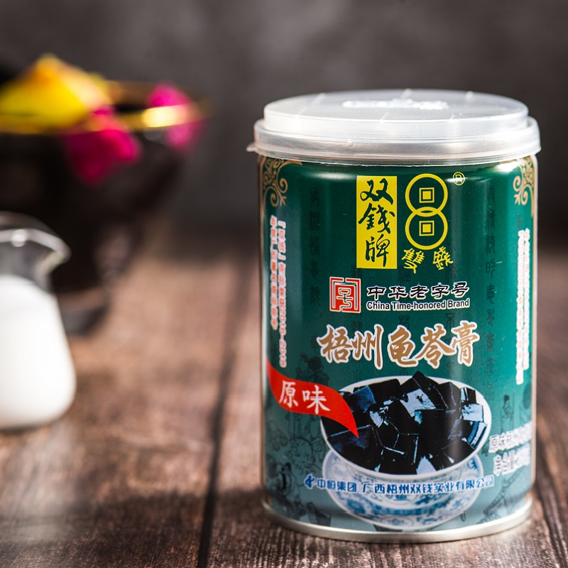 中华老字号，双钱原味龟苓膏 250g*4件