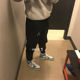 Air Jordan autumn and winter Chen Jianzhou black people with the same AJ plus fleece leg-leg trousers AH3933-010-063 Air Jordan autumn and winter Chen Jianzhou black people with the same AJ plus fleece leg-leg trousers AH3933-010-063