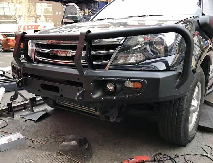 哈弗h5前杠改装竞技长城保险杠越野防撞前护全车改装套件