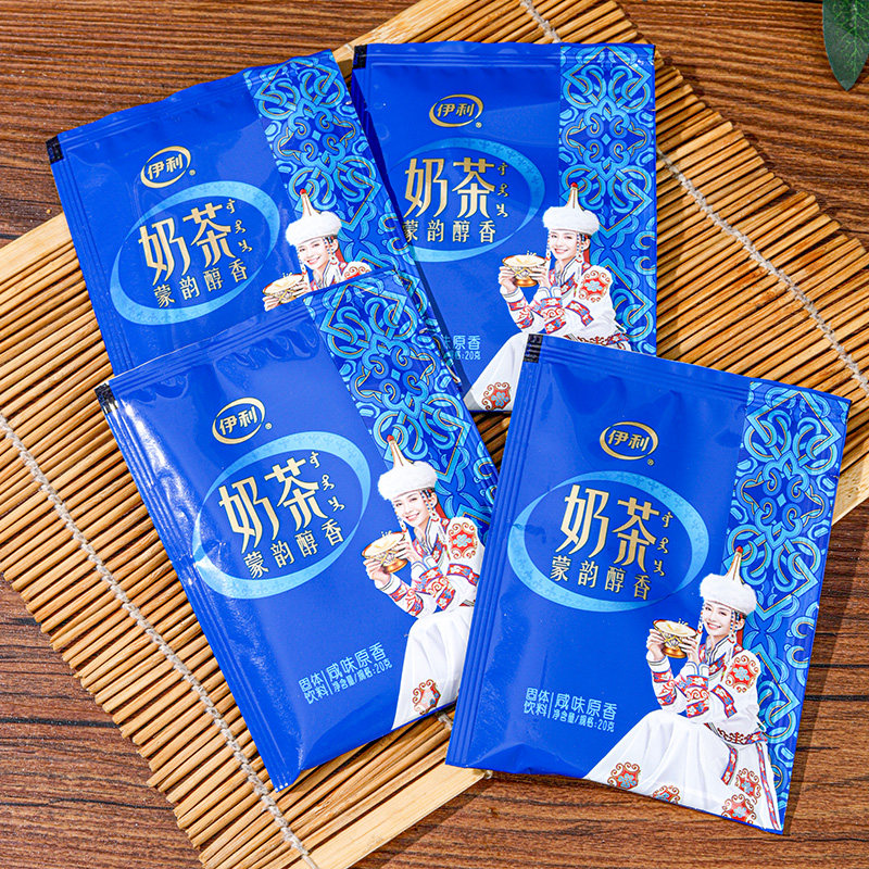 伊利奶茶400gx3咸味原香内蒙古特产原味固体营养袋装奶茶