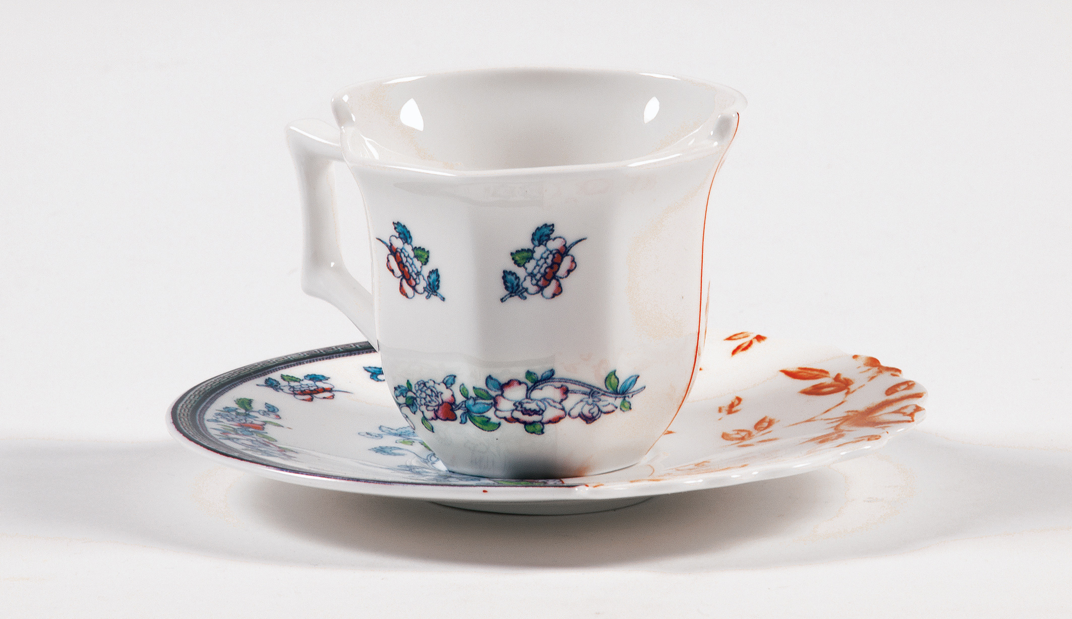 pv意大利selettihybrid中式遇上欧式骨瓷咖啡杯茶杯咖啡杯