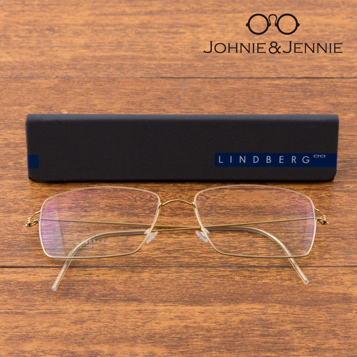 林德伯格lindbergt511商务风格方形超轻钛架螺丝眼镜架