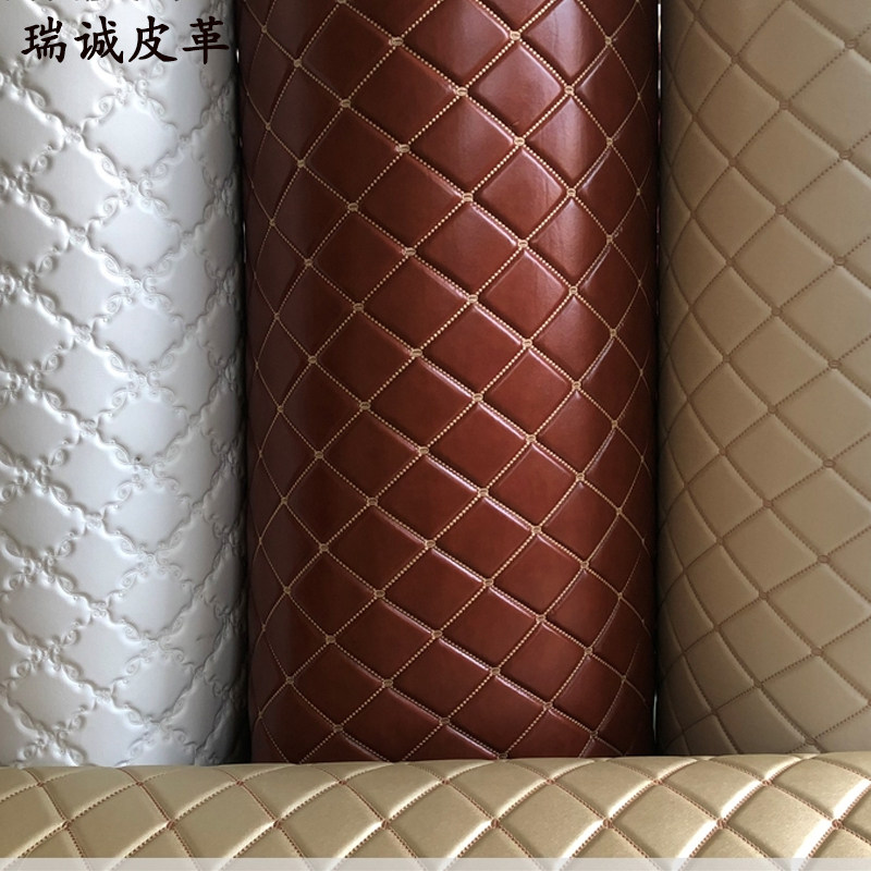 欧式刺绣皮革围子软包宾馆床头翻新ktv门包背景墙软包