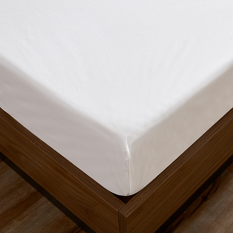 白色床笠单件纯棉加厚儿童隔尿床罩床笠
