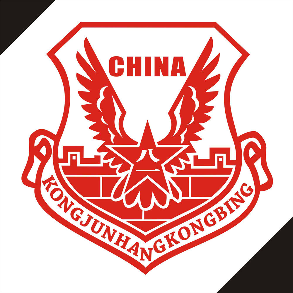 汽车反光贴纸车身车门门机军标09044空军航空汽车装饰贴