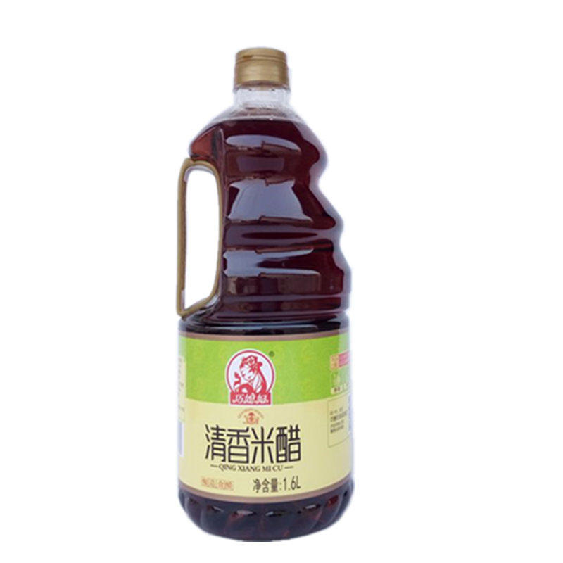 巧媳妇清香米醋1.6l整箱6桶酿造食醋炒菜凉调醋制品