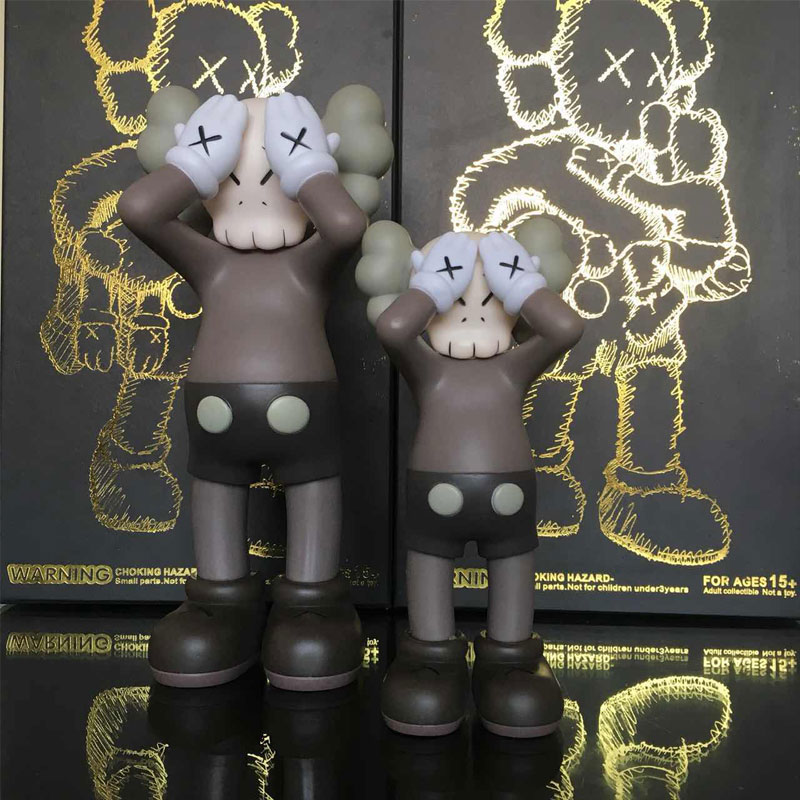 mandkaws站姿捂脸公仔手办模型玩偶玩具桌面潮玩盲盒