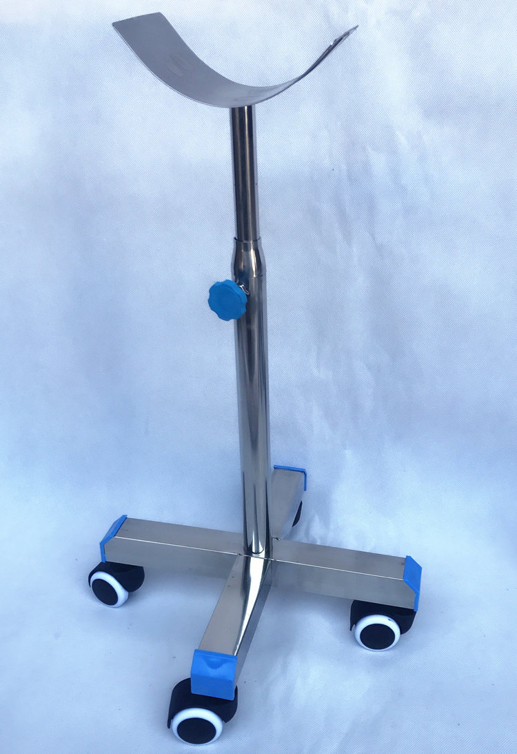 带有轮子不锈钢医用托脚架换药架 换药脚架 脚托 医院脚架 脚托架