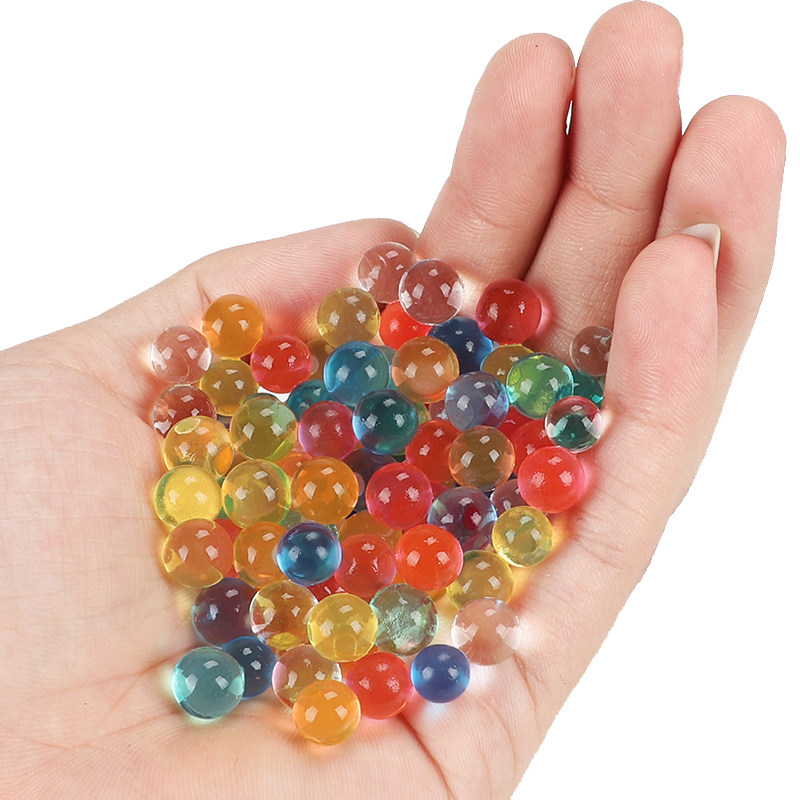 水晶珠海海洋宝宝吸水水弹678mm91113mm乳白弹子子弹水弹玩具