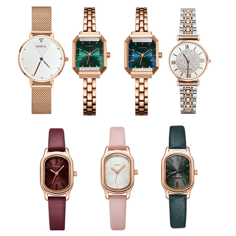 送自己的礼物|kishine手表腕表宝石链条满天星皮带电子表轻熟职业