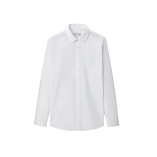 HLA/海澜之家长袖正装衬衫春夏纯色白衬衣男士商务职业衬衫外套