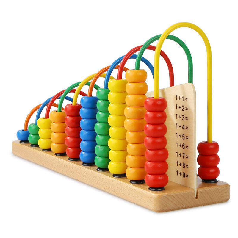 计算架幼儿童学具早教一二年级下册数学教具计数器小学生益智珠算