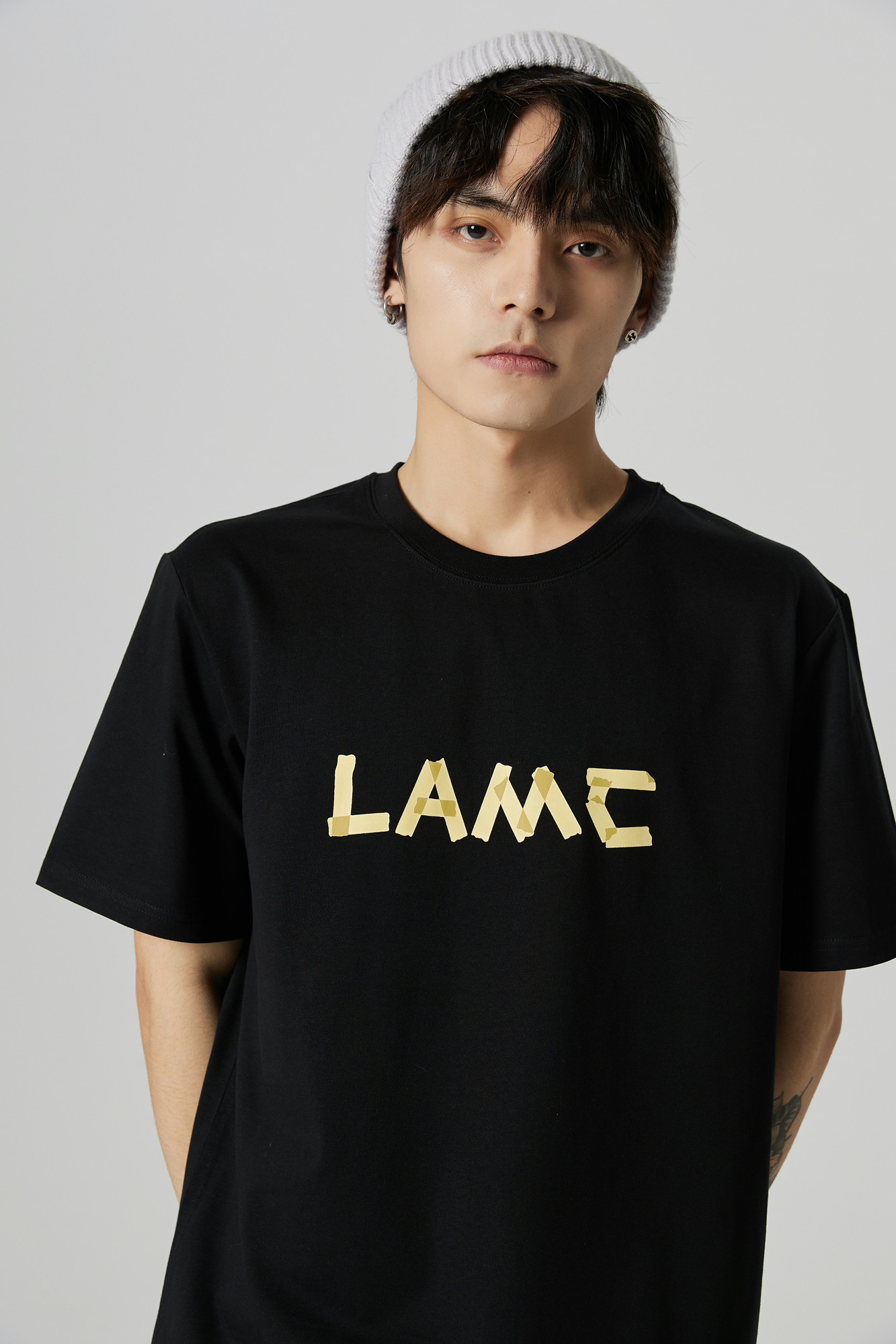 lamc潮牌短袖宽松情侣男女休闲bluebaby圆领t恤