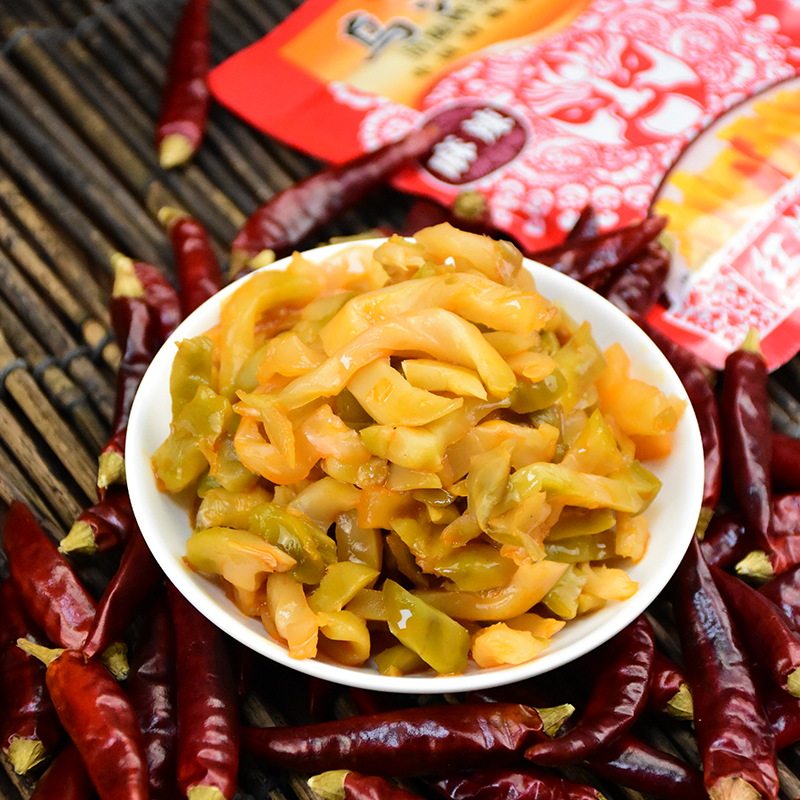 榨菜正宗乌江涪陵80g10袋重庆培凌微辣麻辣腌制