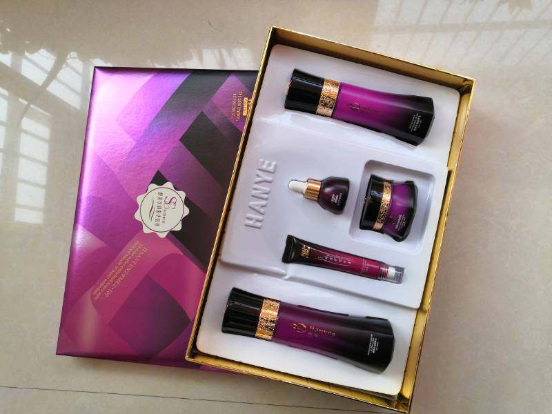 韩叶套盒正品植物酵素补水祛痘收缩毛孔五件面部护理套装