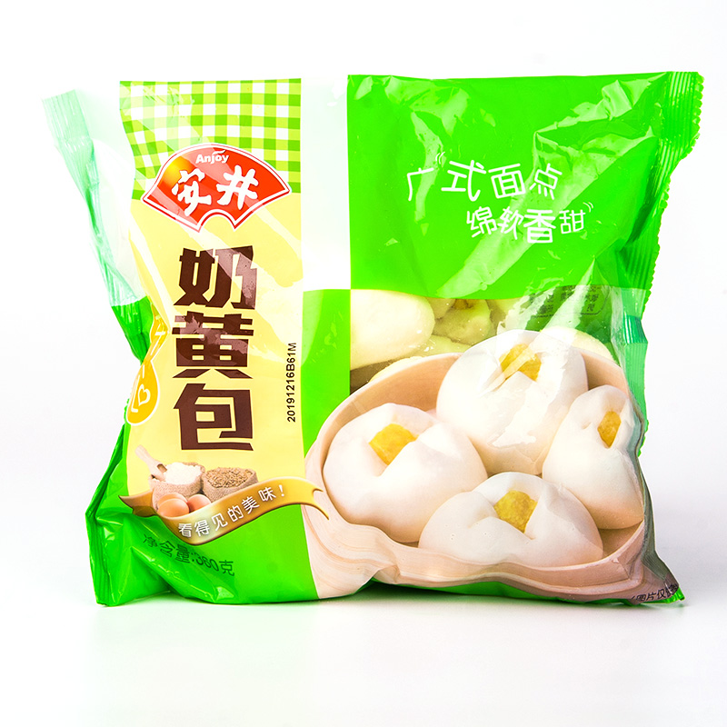 安井开心奶黄包360g12只速冻半成品儿童方便营养早餐