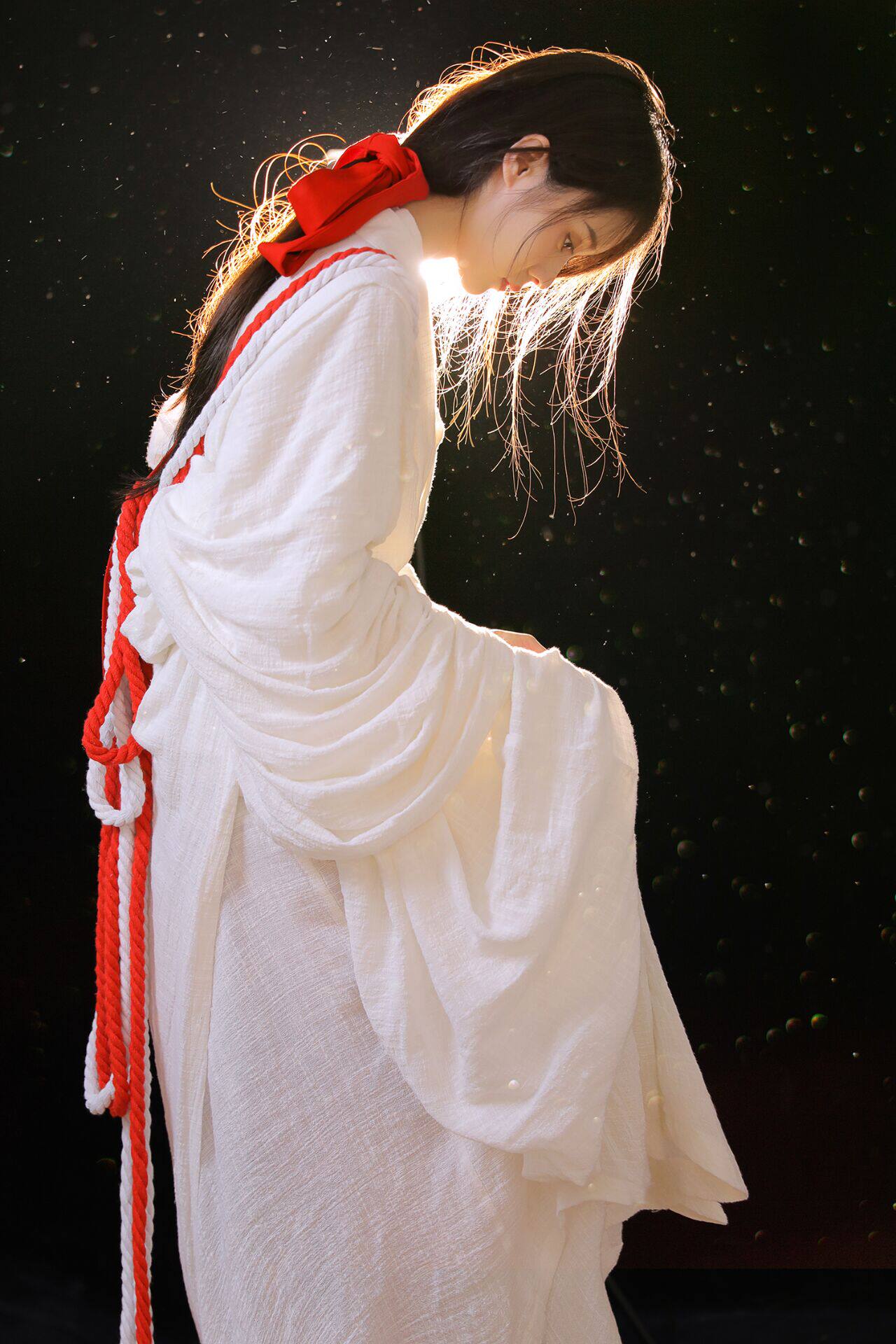 神明如故少女汉服超仙古装棉麻古风影楼主题民族服装