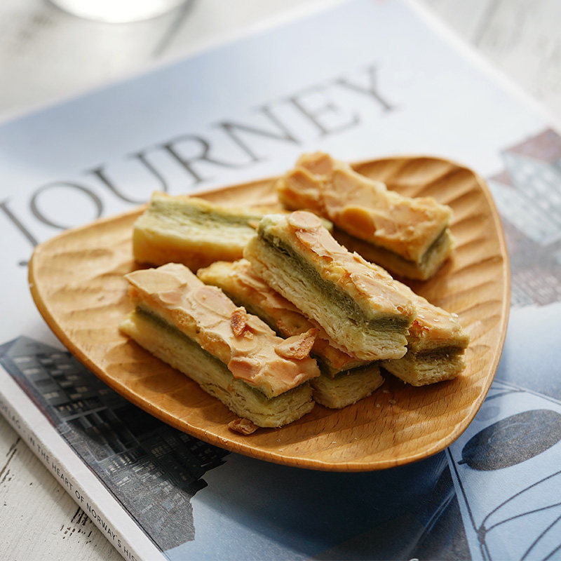 日食记巴旦木千层酥96g办公室零食独立小包装下午茶糕点