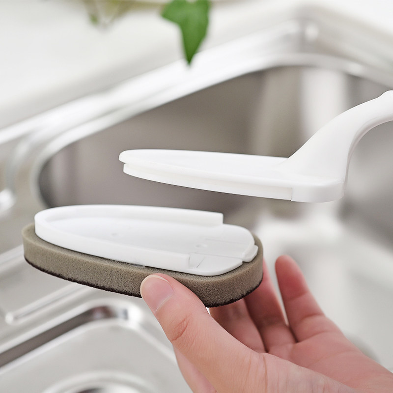 神奇金刚砂海绵魔力擦洗锅底黑垢厨房清洁强力去污垢除锈刷锅神器