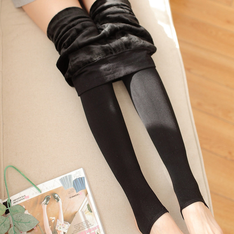 清仓14.9秋冬加绒保暖时尚修身美腿250克束腰连裤袜