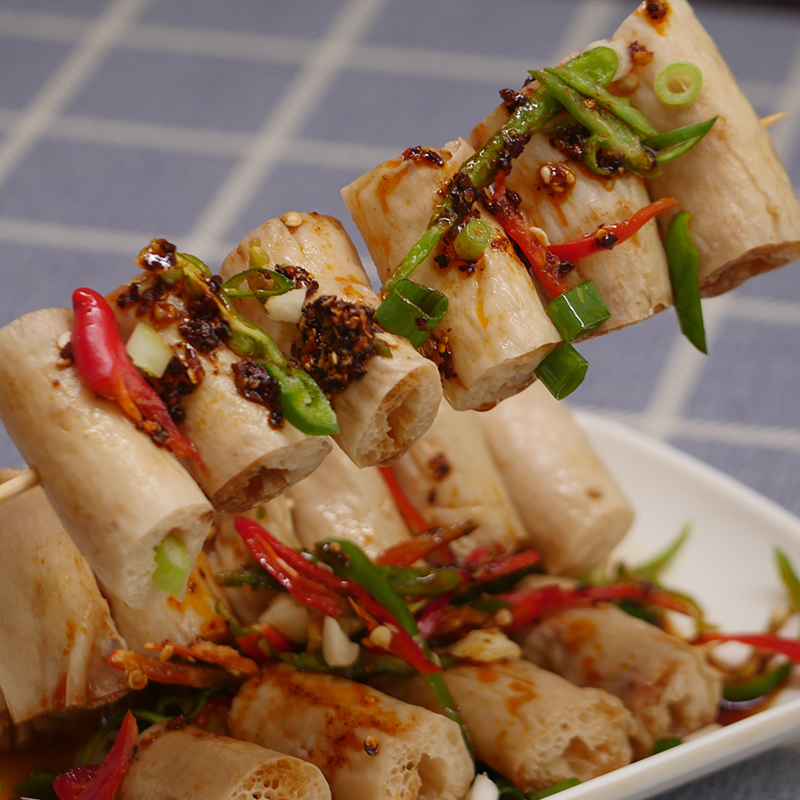 素豆肠串干豆150串豆制品豆棍豆棒火锅关东人造豆制品干货