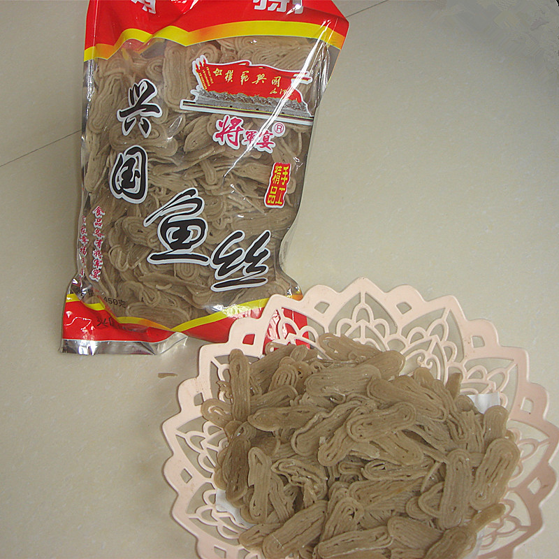 热卖新品江西特产兴国鱼丝450g草鱼鱼肉粉丝其它干货
