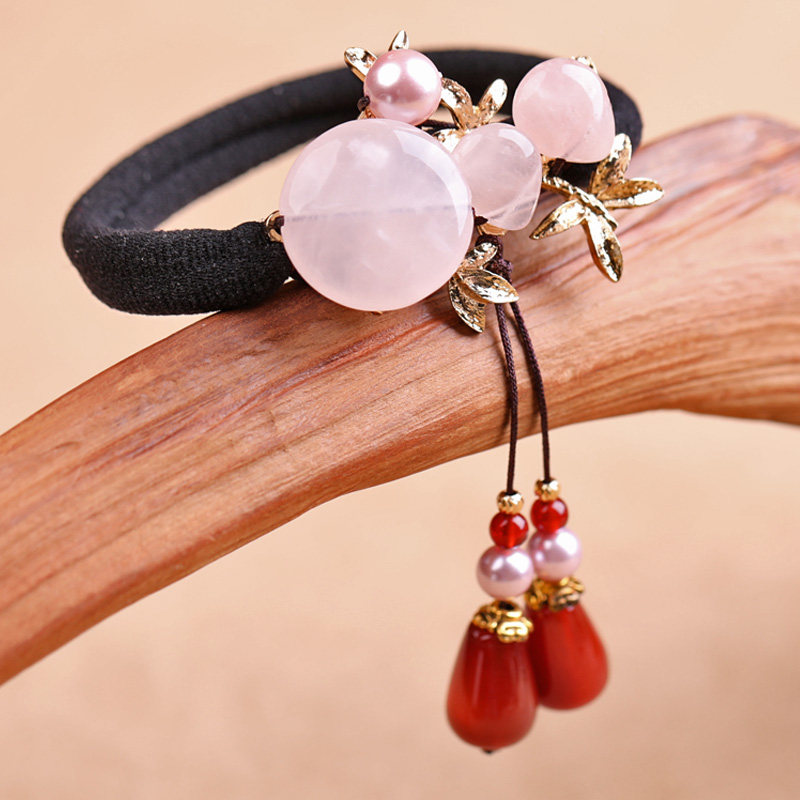 凤仪饰品简约古风汉服发圈女皮筋头绳可爱发饰发饰