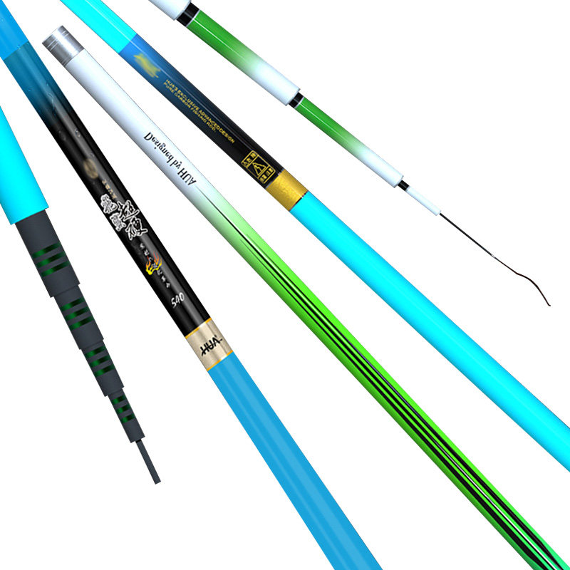 正品化氏飞鲨超硬鱼竿黑坑台钓竿野钓鱼手杆进口碳素鲤鱼19调超轻