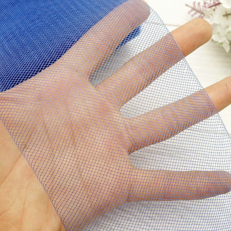 弹力鱼骨网纱10cm网带裙撑裙衬马尾网边头饰网布