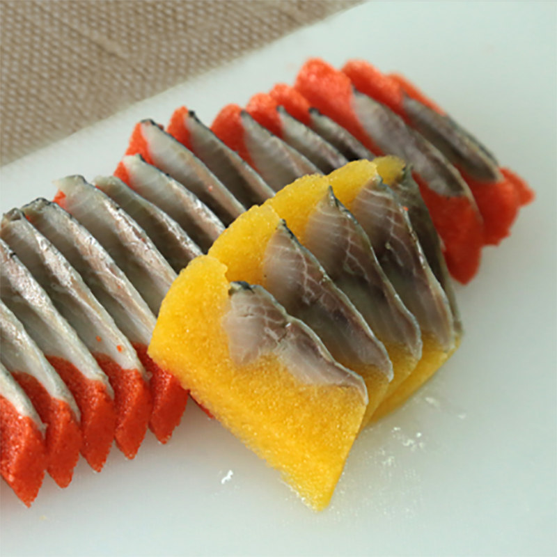 鲮鱼板前造希红黄籽多春鱼寿司料理刺身食材其它