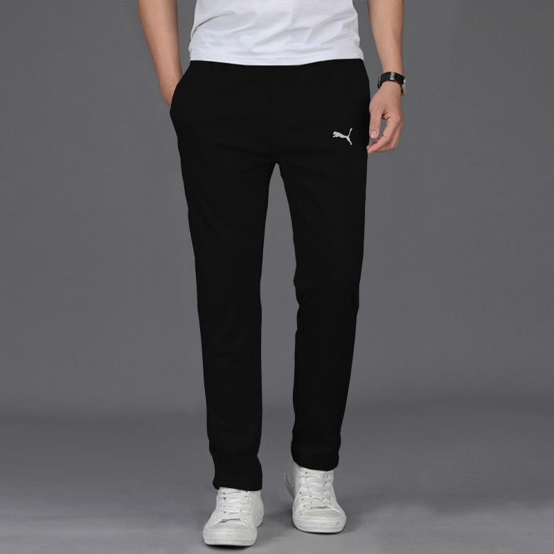 puma彪马裤子男裤秋季运动裤宽松系带直筒裤跑步休闲长裤针织裤潮