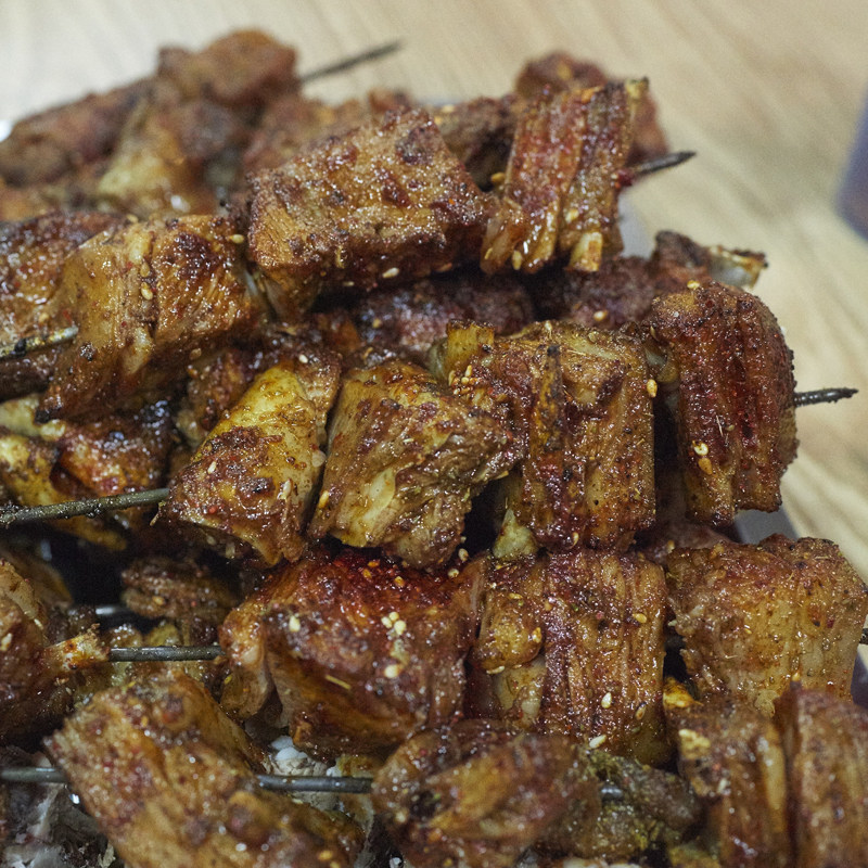 青海烤羊排500g高原羊肉真空西宁特色小吃顺丰羊肉串