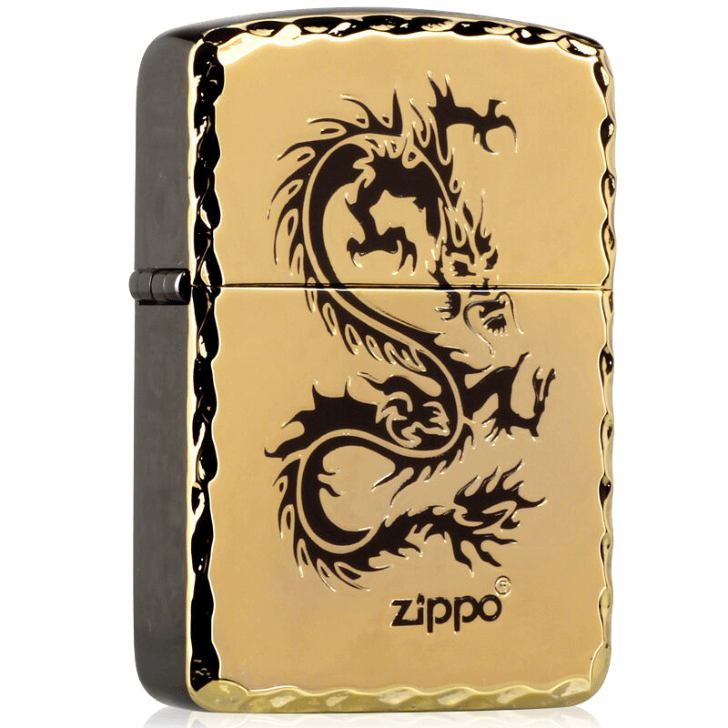 打火机zippo正版1941复刻金龙银龙收藏防风正品zippo