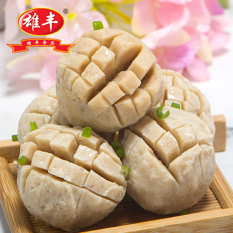 肉丸雄丰开花猪肉500g烧烤火锅丸子关东麻辣烫肉丸
