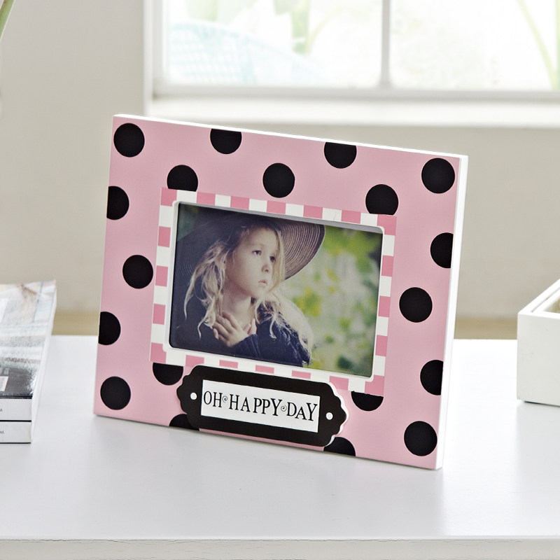 儿童相框家居饰品6寸摆台创意女孩宝宝成长照片相框