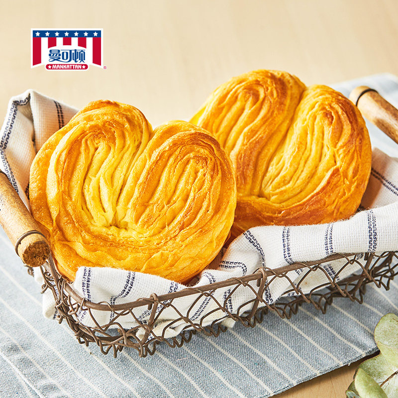 曼可顿手面包海盐起酥营养早餐食品零食休闲手撕面包