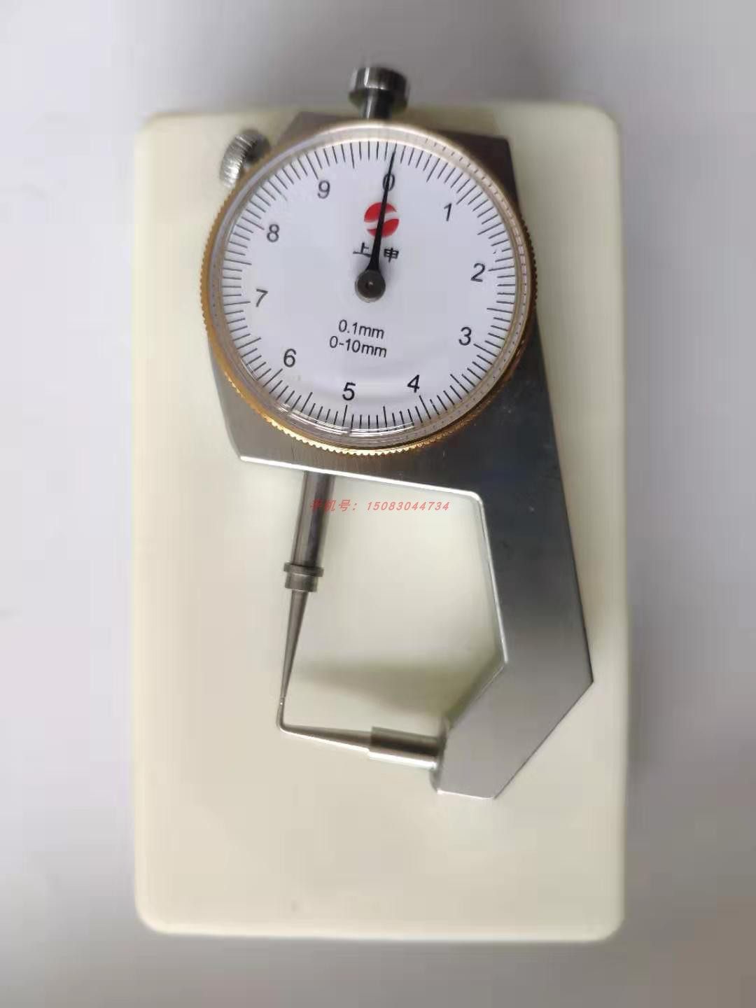 卡尺牙科技工材料手动测厚仪弯尖上申带表毫米其它口腔护理设备