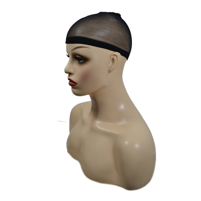 假发网套固定头发隐形一头通尼龙透气高弹力发网丝袜网帽1包2个装